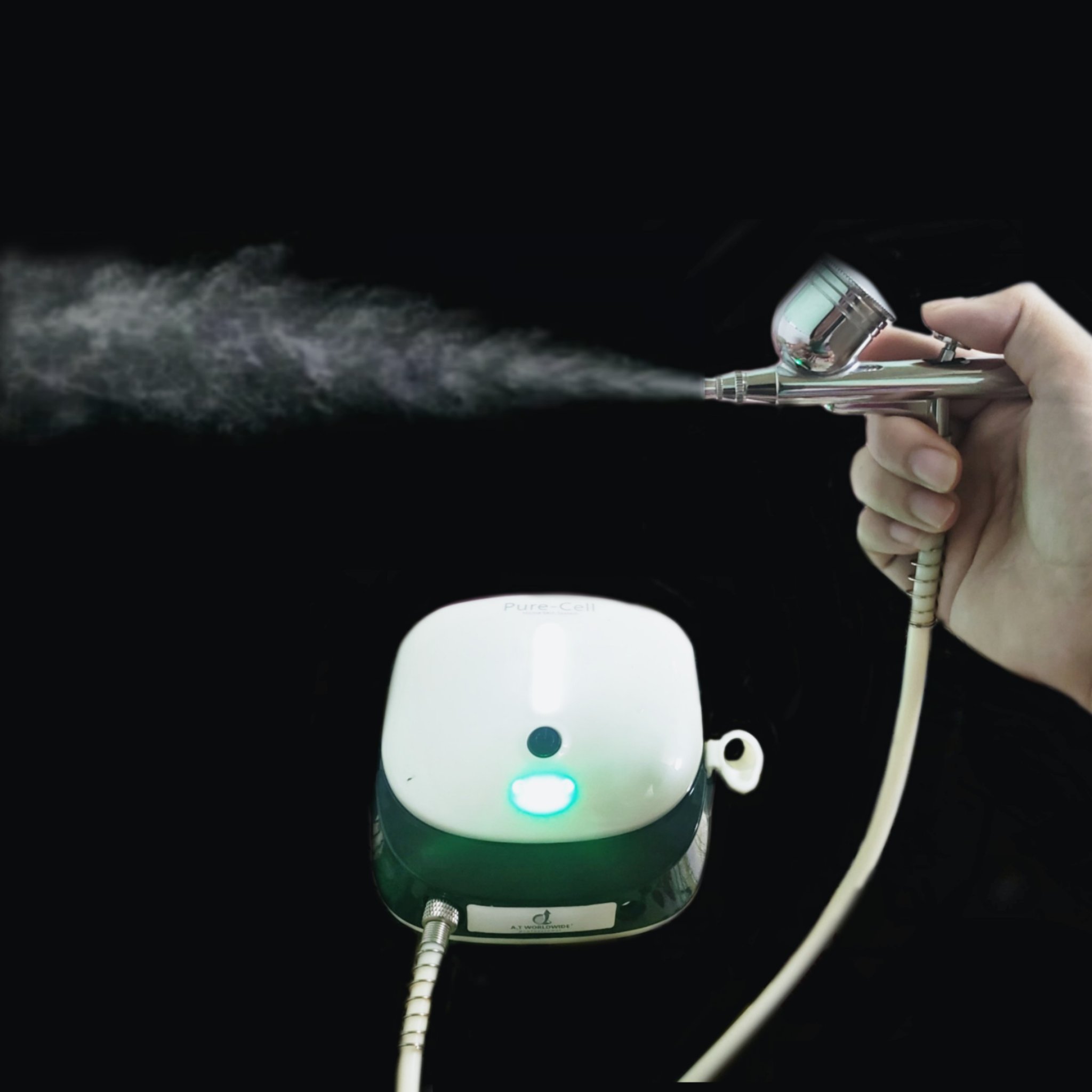 Máy Phun Nén Khí Dành Cho Trang Điểm, Nghệ Thuật Nail, Phun Xăm, Làm Bánh - Mini Beauty Airbursh System
