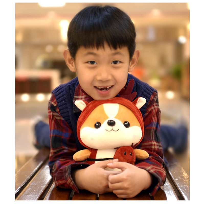 Gấu bông chó Shiba cosplay tuần lộc siêu dễ thương (23cm---&gt;50cm) món quà noen tuyệt vời cho bé &amp; người yêu, hàng xịn cao cấp loại 1