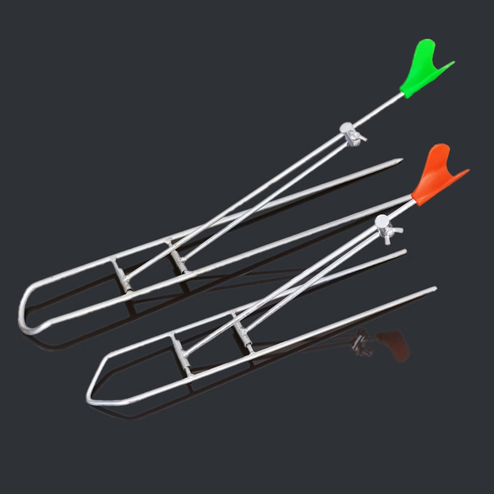 Foldable Fishing Rod Pole Holder Adjustable Folding Pole Stand Bracket