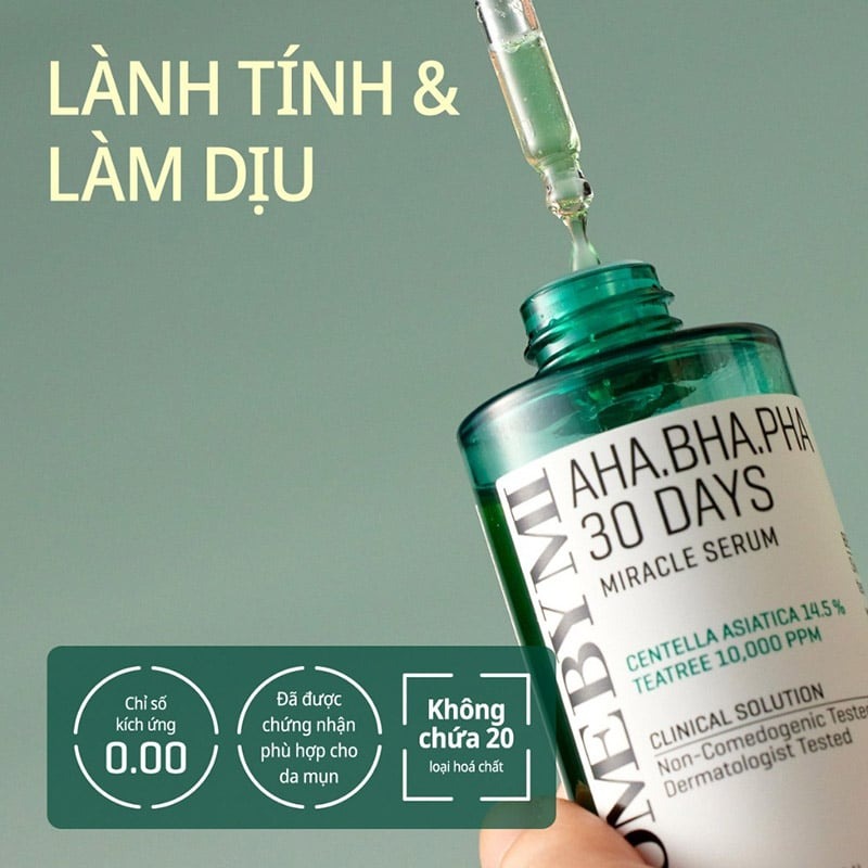 Bộ giảm mụn hoàn hảo Some By Mi AHA-BHA-PHA 30 Days Miracle