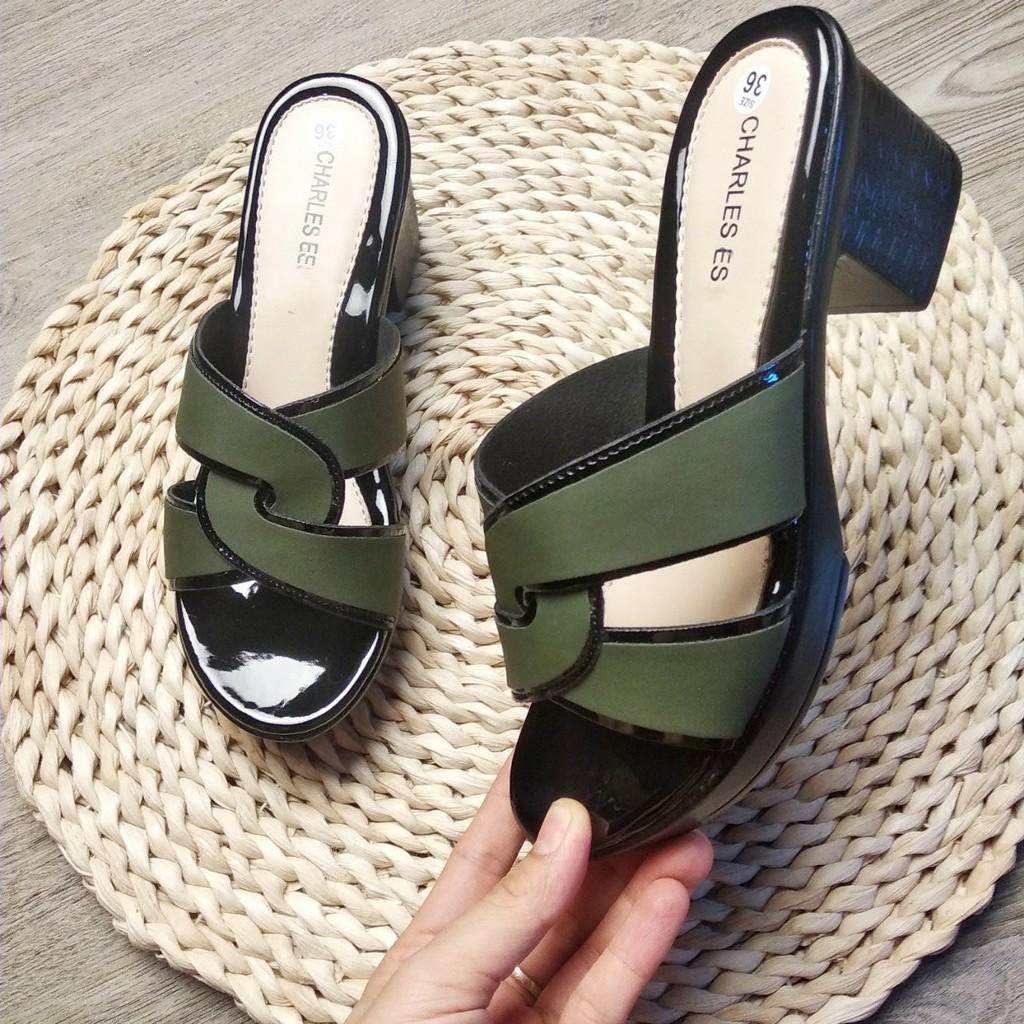Dép nữ trung niên da xoắn êm, nhẹ, dễ đi