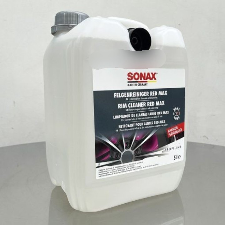 Dung Dịch Tẩy Rửa Lazang Vành Xe Ôtô Sonax Rim Cleaner Red Max 5L