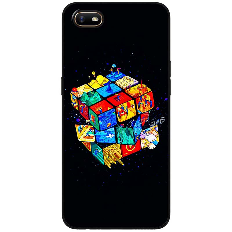 Ốp lưng dành cho Oppo A1k mẫu Rubik