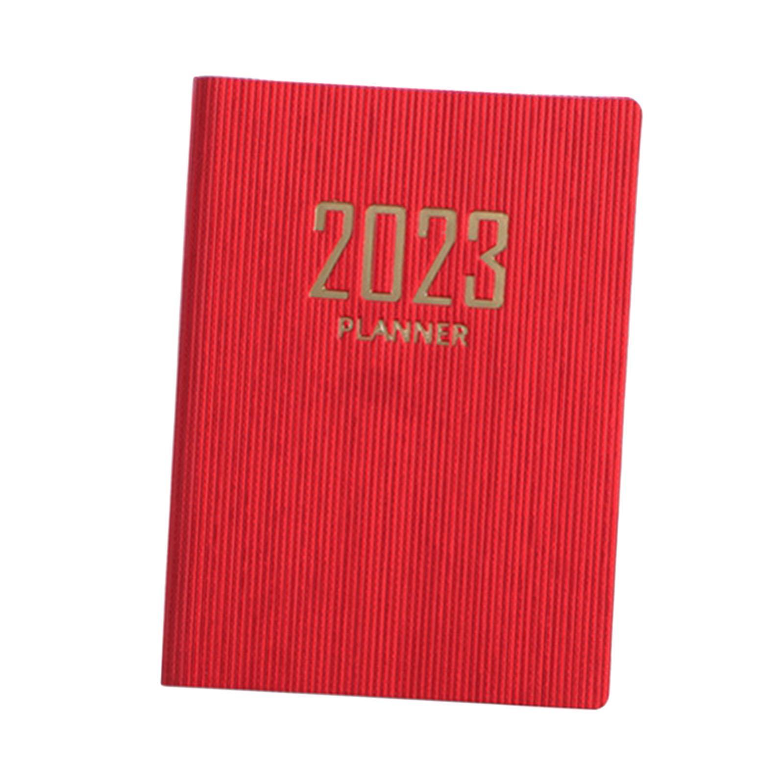 A7 Planning Notebook, 2023 Monthly Weekly Planner, Writing Pad Appointment Calendar Notepad Journal Notebook for Family  Supplies