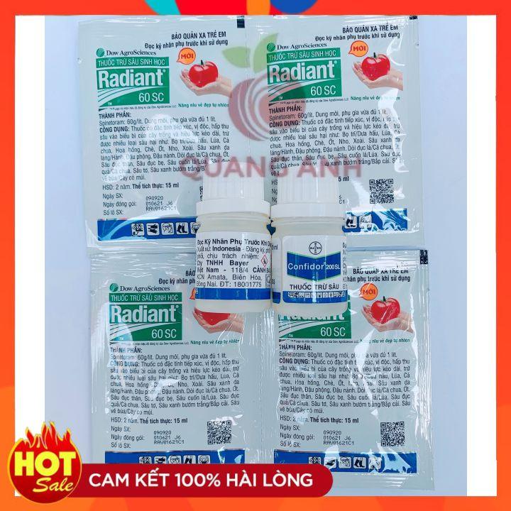 Combo Diệt Bọ Trĩ 1 Confido+ 1 Radiant - Rất Hiệu Quả