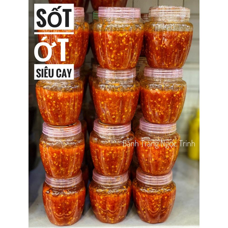 Sốt Ớt Siêu Cay (Hủ 120G) Chấm Bánh Tráng - Bánh tráng Ngọc Trinh