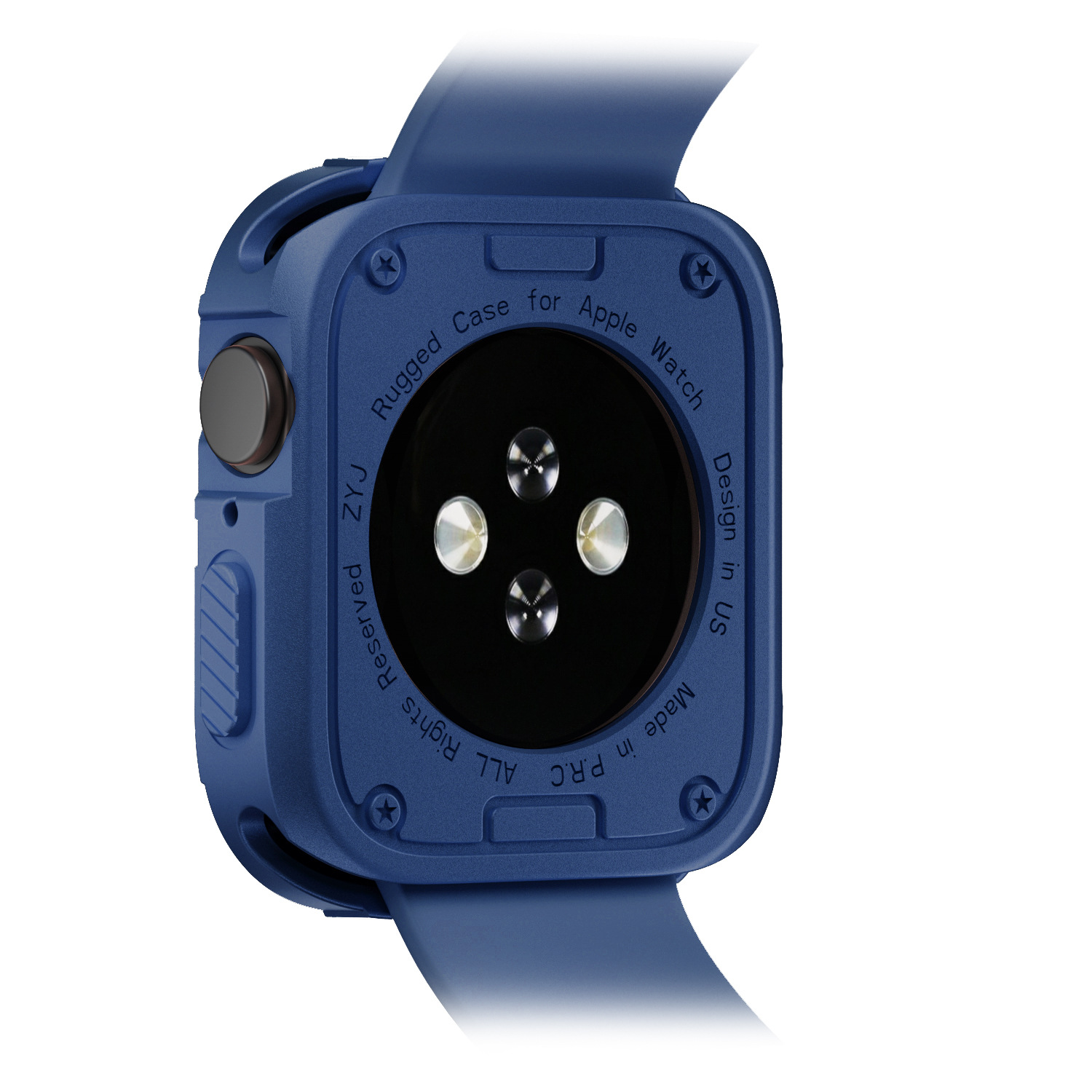 Ốp Case Chống Shock Chống Va Đập Carbon cho Apple Watch Series 4/5/6/SE/7/8/9 Size 40/41/44/45mm