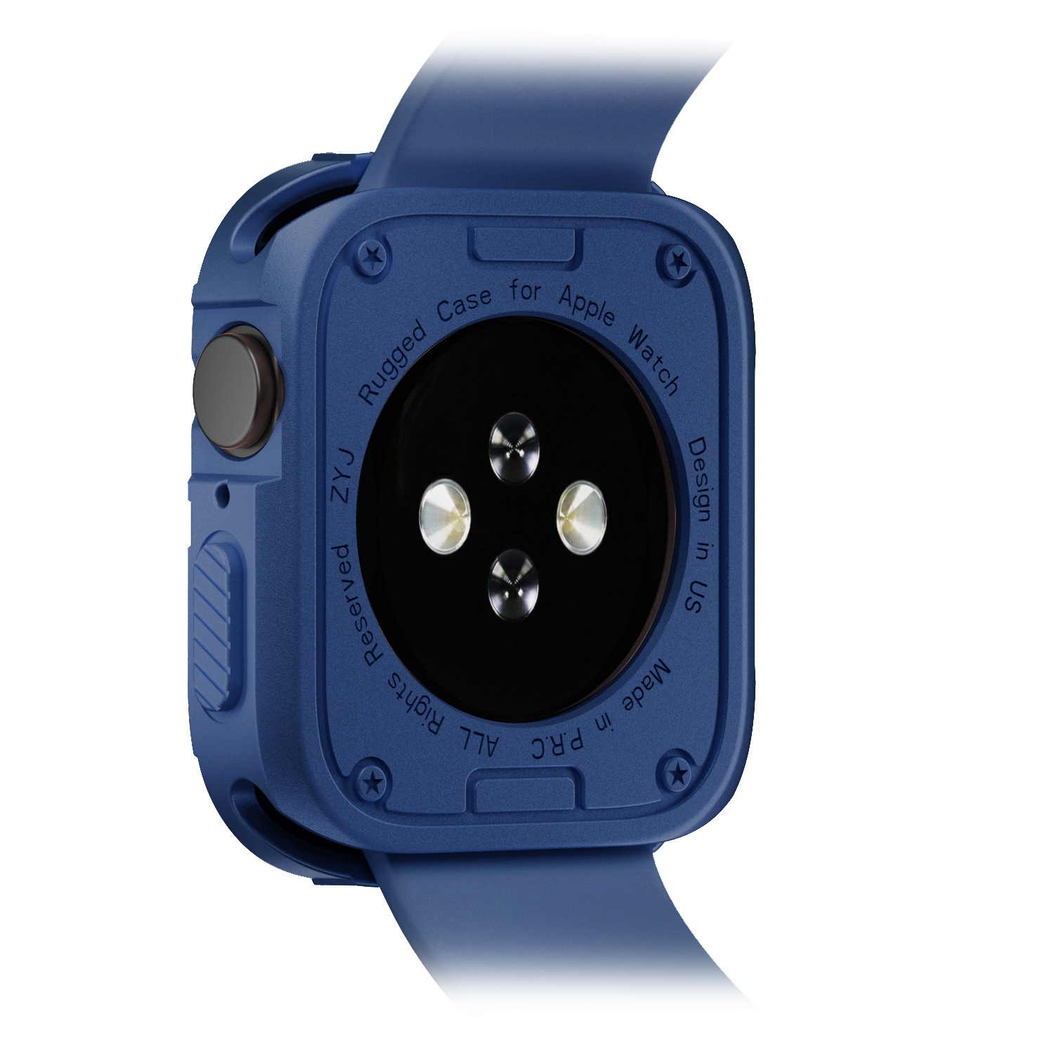 Ốp Case Chống Shock Chống Va Đập Carbon cho Apple Watch Series 4/5/6/SE/7/8 Size 40/41/44/45mm