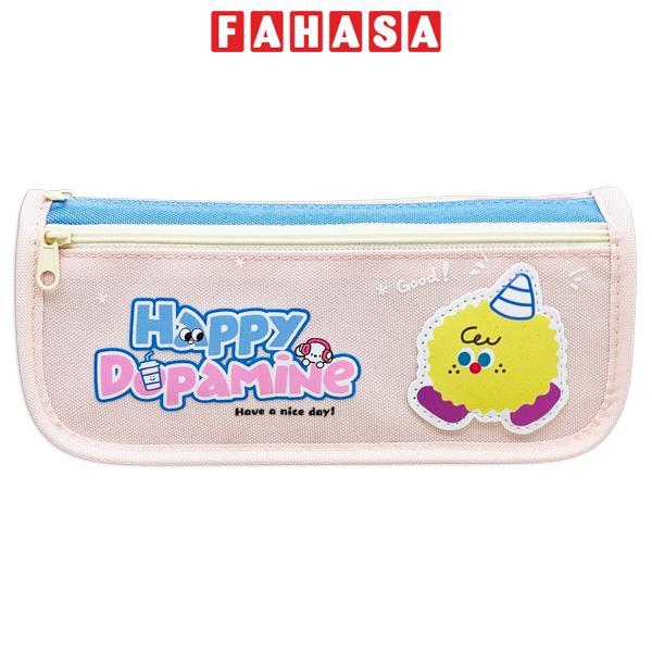 Bóp Vải Happy Dopamine - Shunde - Màu Hồng