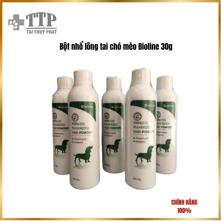 Bột nhổ lông tai chó mèo Bioline 30g - Pet Tài Thủy Phát - T065