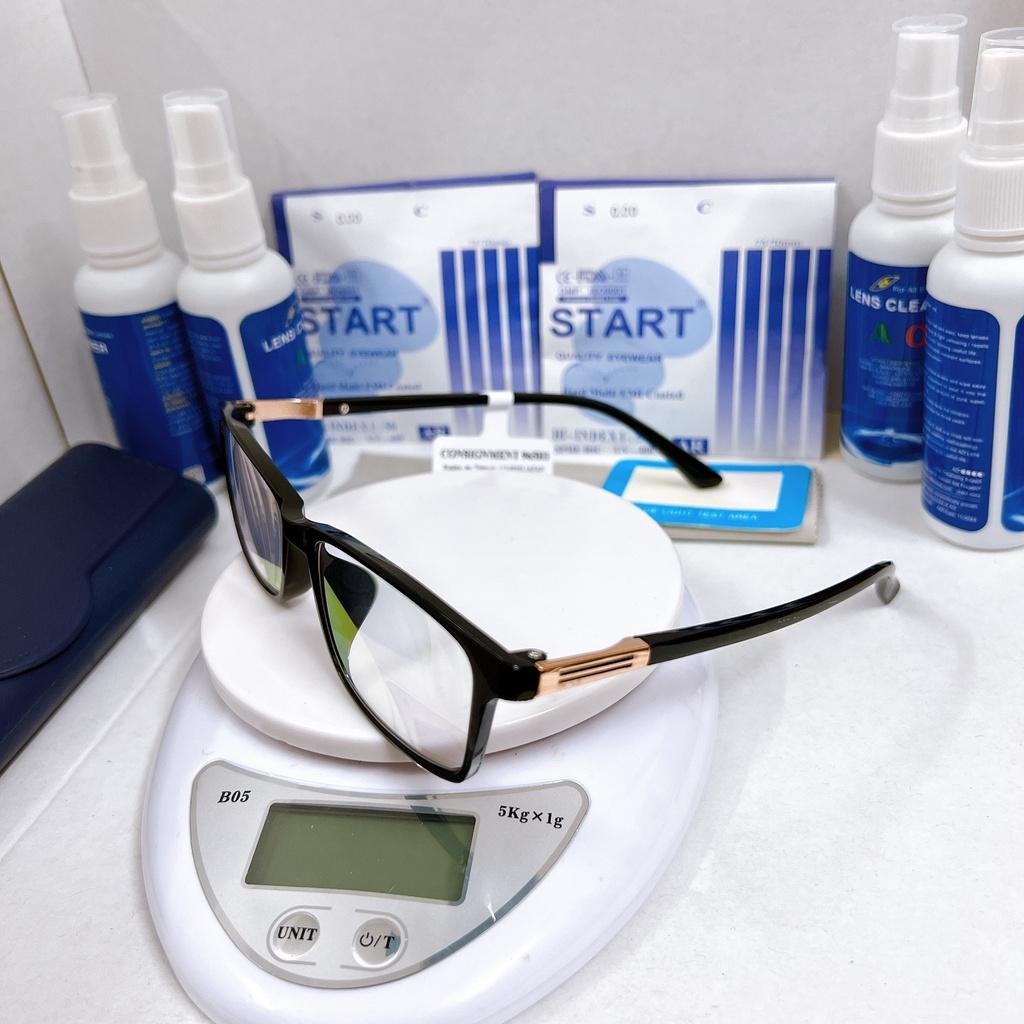 Kính lão thị viễn thị nam nữ tròng chống UV antiblue chống mỏi KVT650UNIQUI cao cấp