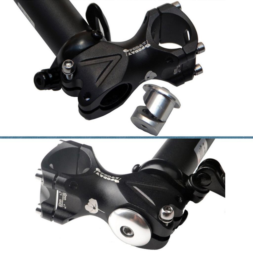 Folding Handlebar Quill Riser Black