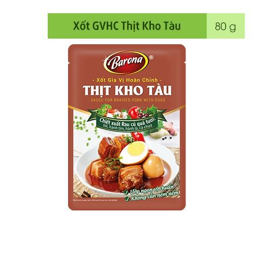 Xốt Gia Vị Hoàn Chỉnh Barona - Thịt Kho Tàu 80g