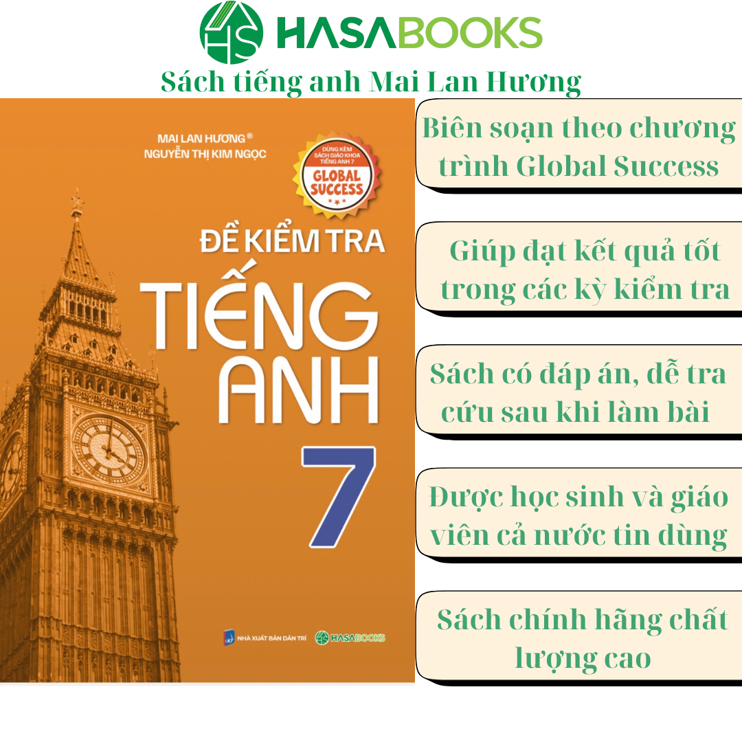 Đề Kiểm Tra Tiếng Anh 7 Global Success - Mai Lan Hương