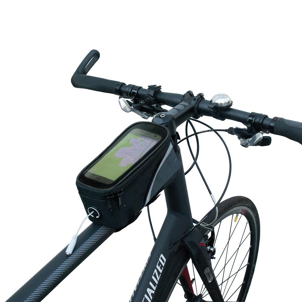 Cycling Bag Bicycle Bike Head Tube Handlebar Cell Mobile Phone Bag Case Holder Screen Phone Mount Bags Case With Touch screen