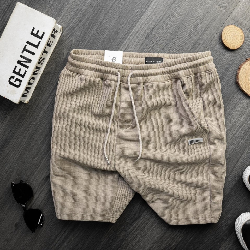 Quần Short Thun Nam Dazzzie Chất Vải Thun Xốp Tổ Ong Mát Mẻ Thoải Mái