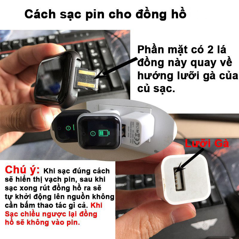 Đồng Hồ Thông Minh Kết Nối Bluetooth Có Chức Năng Theo Dõi Nhịp Tim/Đếm Bước Chân DHY68