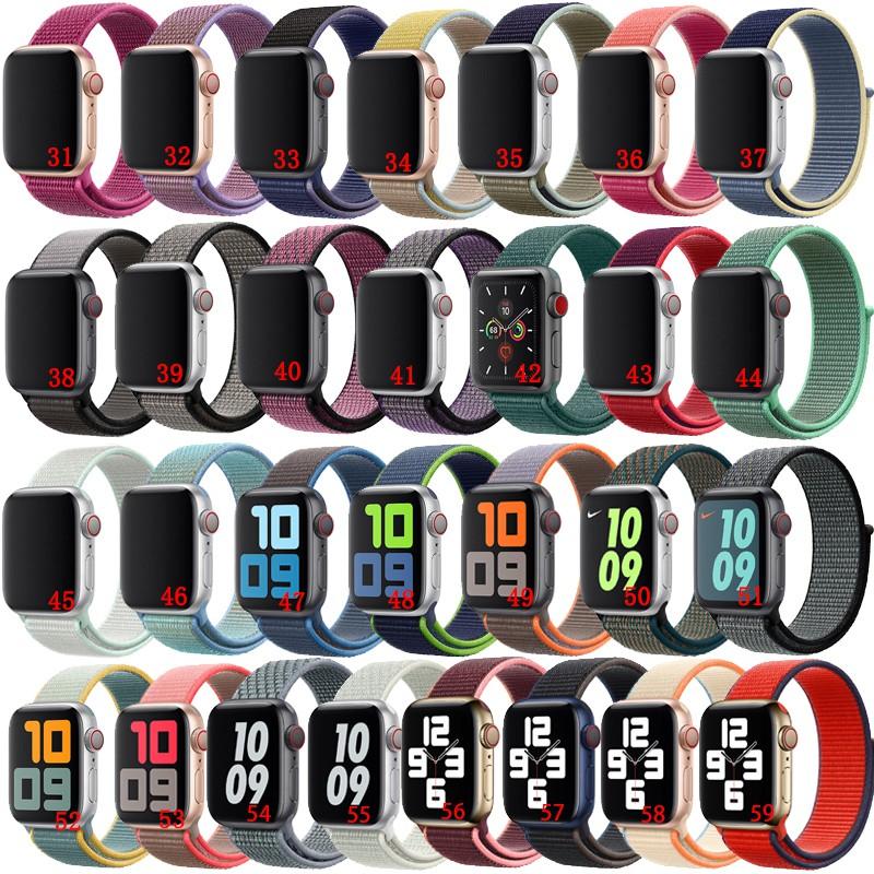 Dây đeo thay thế chất liệu vải dù cho Apple Watch 1 2 3 4 5 6 SE 7