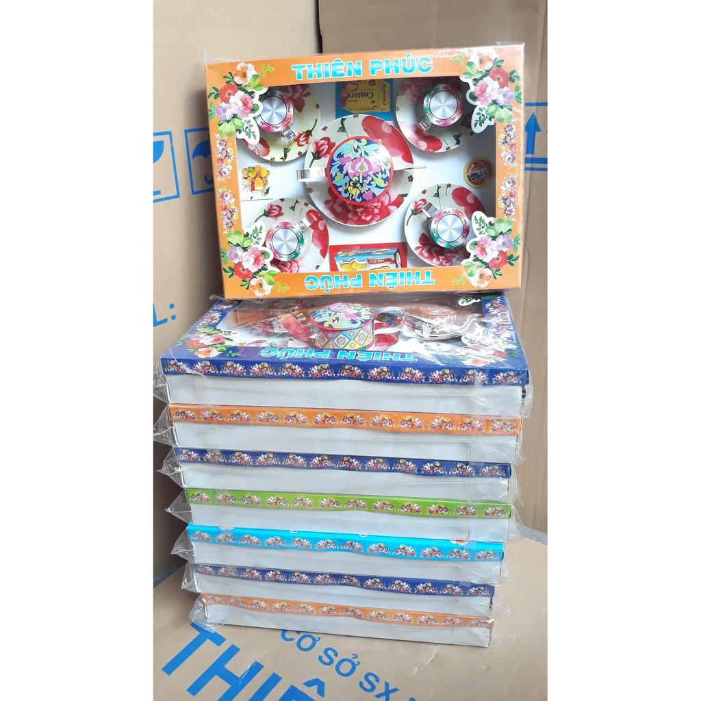 Bộ Trà Giấy Nồi Giấy Cao Cấp Cúng Gồm Bình Trà Ly Trà Đồ Thờ Cúng Thiên Lộc