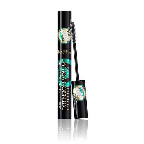 ( Tặng kèm dưỡng mi ) Mascara Eveline Extension Volume không lem, làm dày, dài mi 10ML