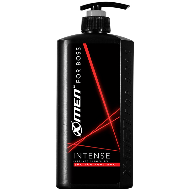 Sữa tắm X-Men For Boss Shower Intense - Hương trầm mạnh mẽ 650g