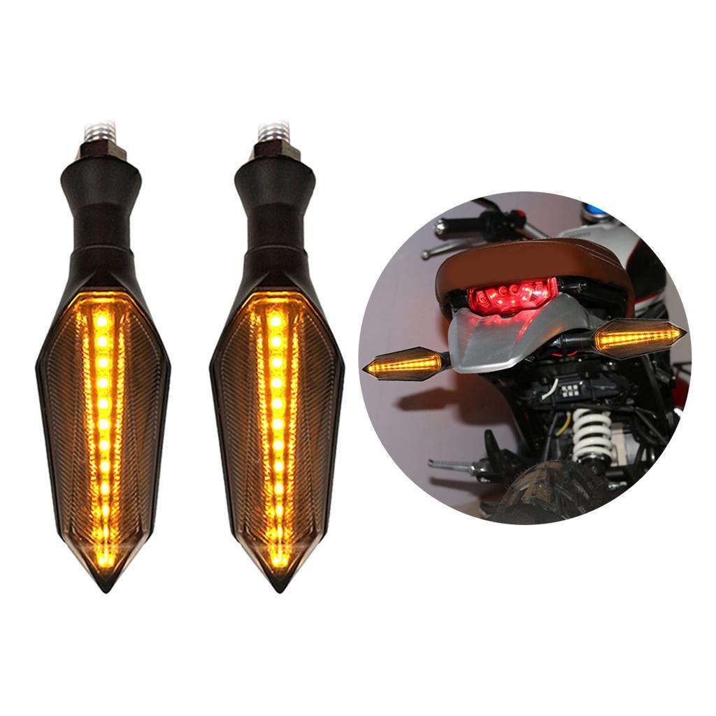 2pcs Motorcycle  Indicator Blinker Tail Light 12V 12 LED Universal