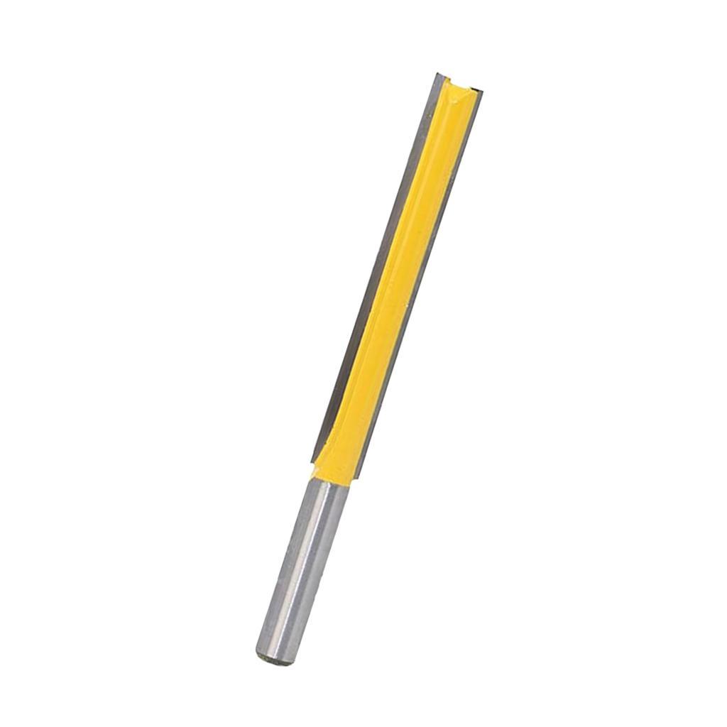 4x Extra Long Straight Router Bit Edge Repair Slotted Cutter Trimming Blade
