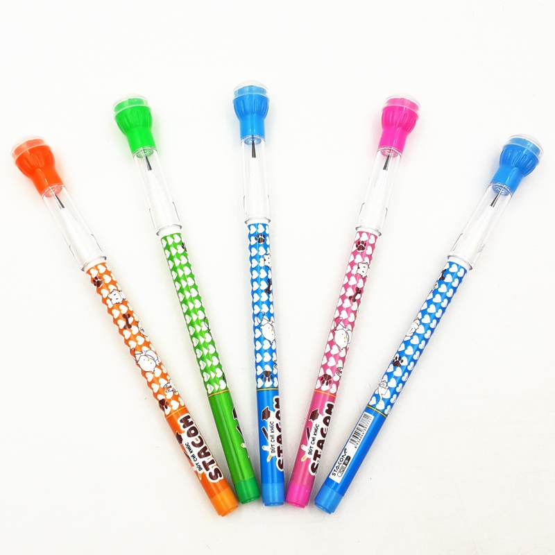 Bộ 2 Vỉ 4 + 1 Bút Chì Khúc 2B - Stacom-VPC201