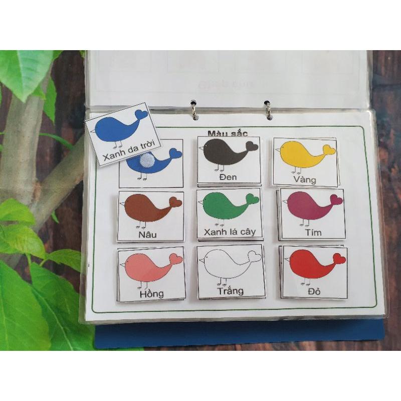 Bộ Học Liệu Montessori 23 Chủ Đề Tiếng Việt Với Các Chủ Đề Mở Rộng ,Quen Thuộc, Dễ Tiếp Cận Cho Bé 1+