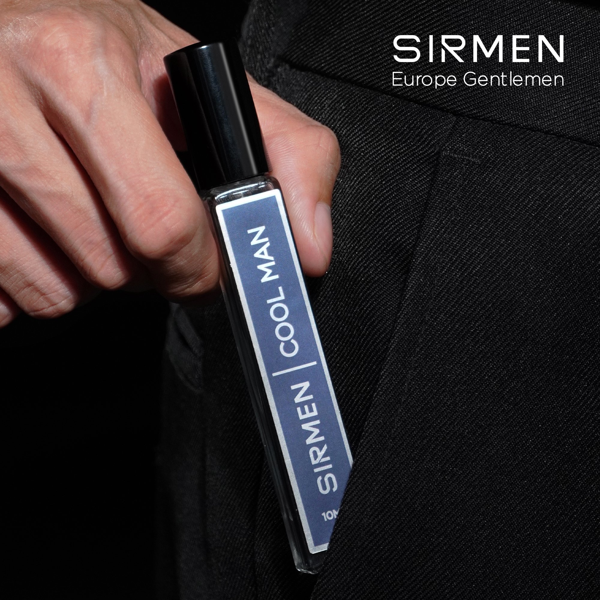 Nước hoa nam SIRMEN COOL MAN Eau de Parfum Châu Âu Europe Gentlemen cao cấp chai 10ml thơm thanh mát, trẻ trung, năng động