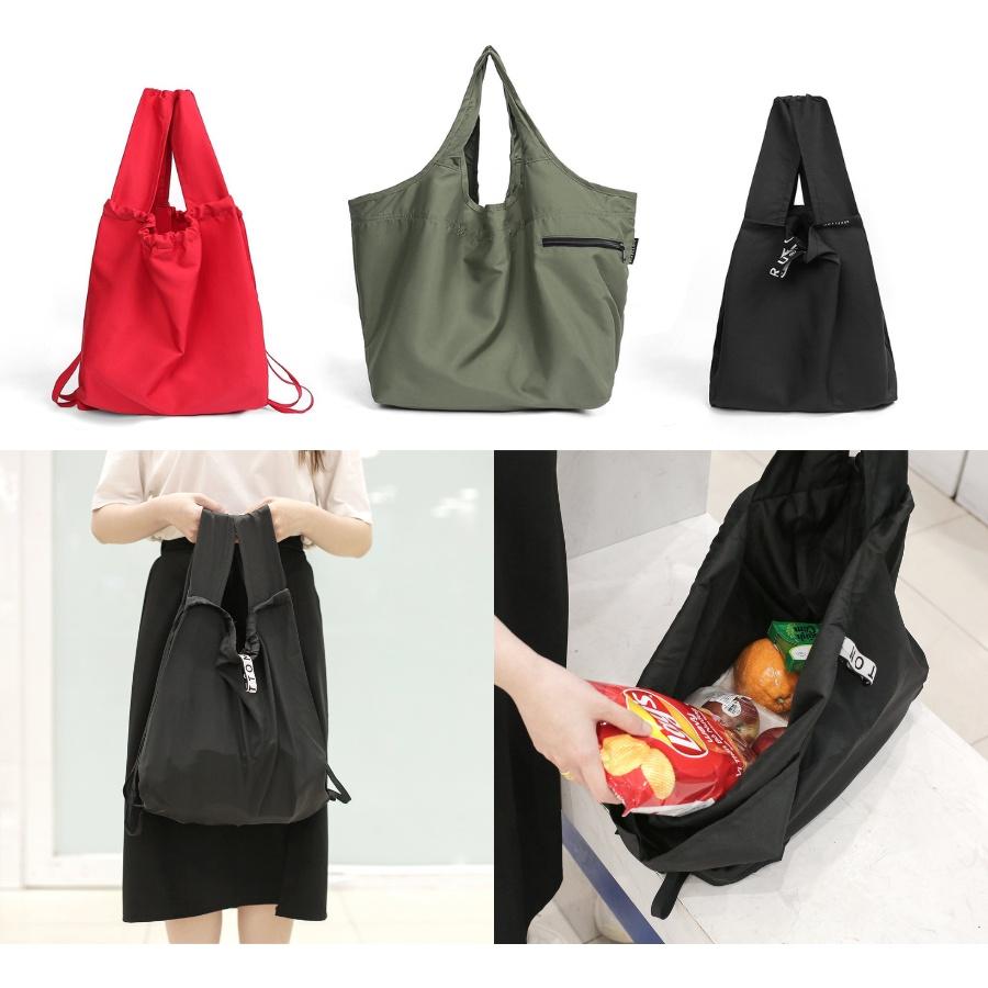 Combo 10 Túi Tote Motteru Xuất Nhật Thân Thiện Với Môi Trường Đa Năng Túi Đi Chợ, Shopping, Du Lịch Gấp Gọn CHống Nước