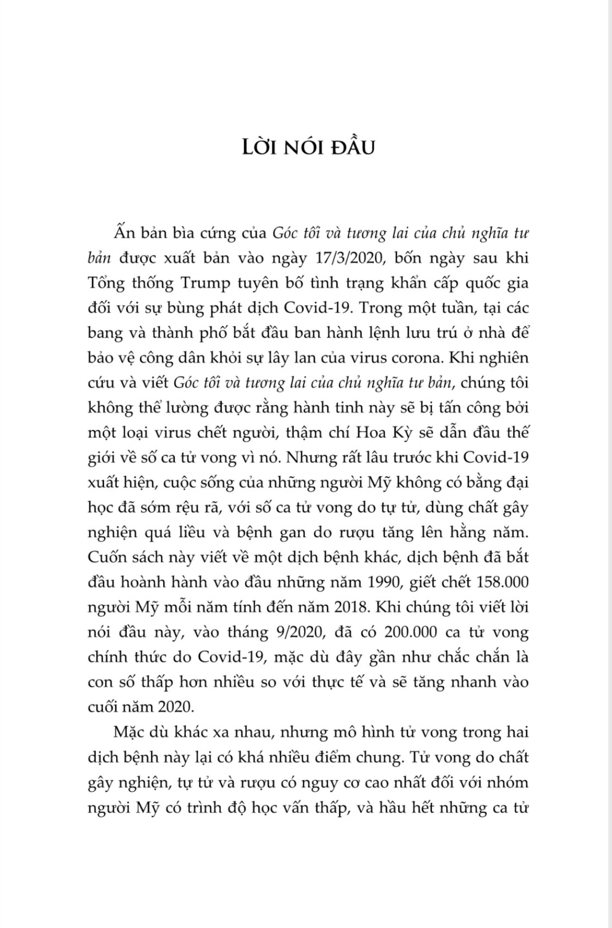 Góc tối và tương lai của Chủ nghĩa tư bản (Sách tham khảo), (xuất bản lần thứ hai)