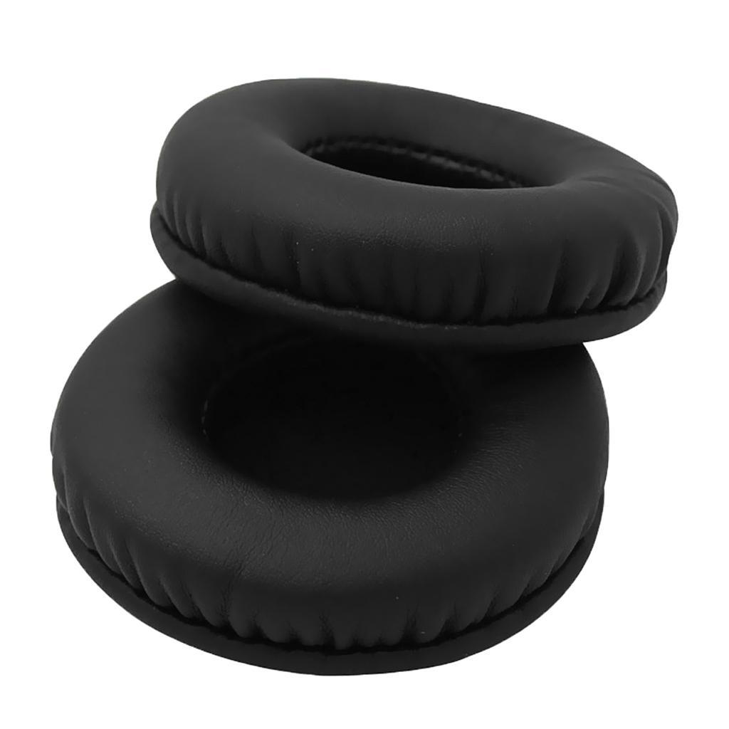 1 Pair Earpads Headphone Replacement Foam Pads for ATH-FC707 FC700 Black
