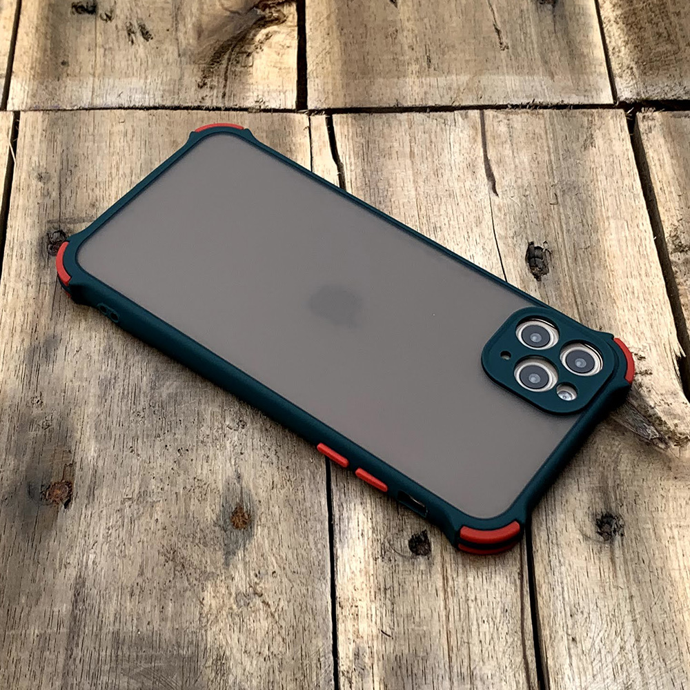 Ốp lưng chống sốc toàn phần dành cho iPhone 11 Pro - Màu xanh lá đậm