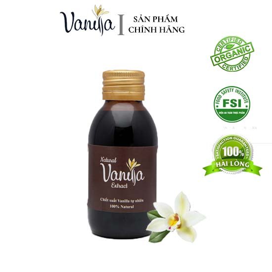 Tinh chất Vani hữu cơ - Chiết xuất Vanilla tự nhiên 100ML