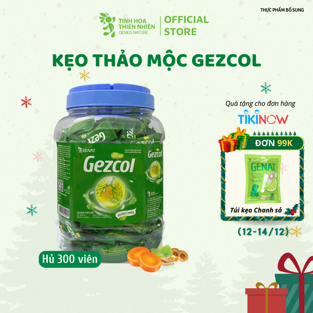 Kẹo thảo mộc Gezcol - Genat - Giao 2H HCM