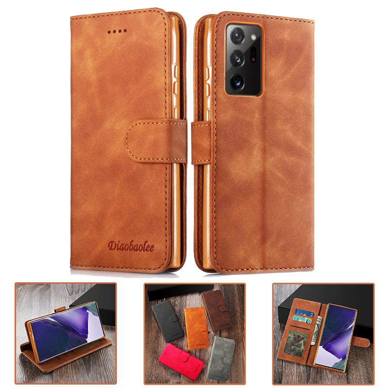 Ốp lưng điện thoại dạng ví lật kiểu retro cho Samsung S20 Ultra S20 FE S10 S10e S9 Plus