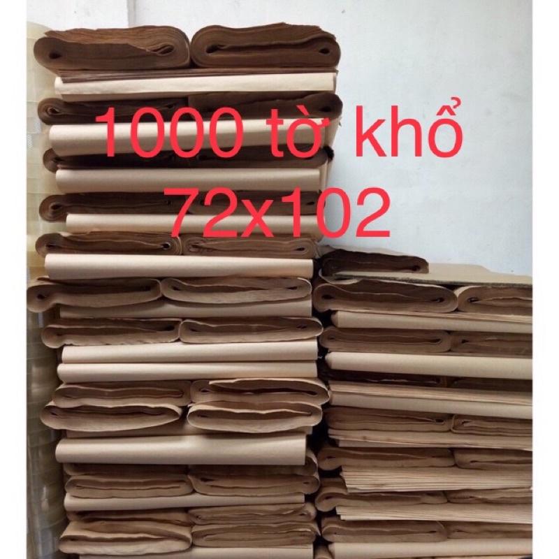 SÉT 1000 tờ giấy xi măng gói hàng Kt 72x102