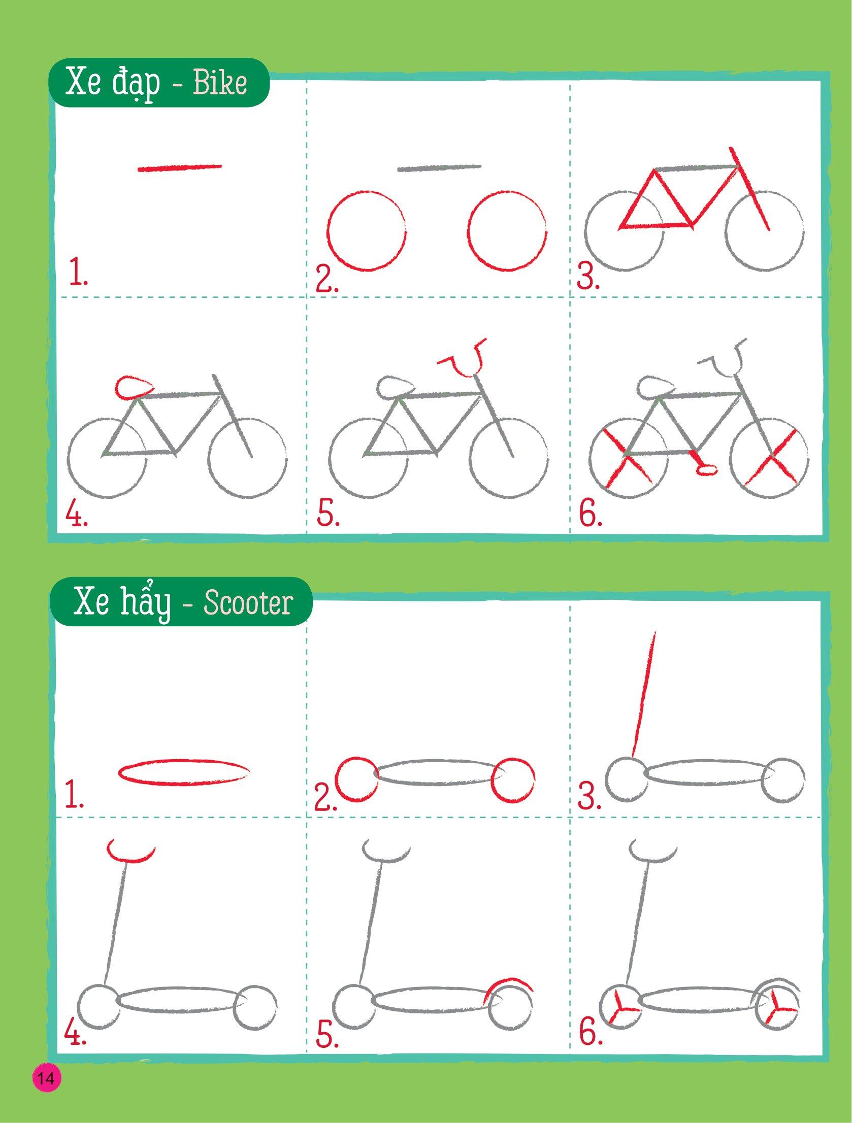 Họa Sĩ Tí Hon - Nào, Ta Cùng Học Vẽ … Các Phương Loại Phương Tiện! - Learn To Draw … Things That Go!
