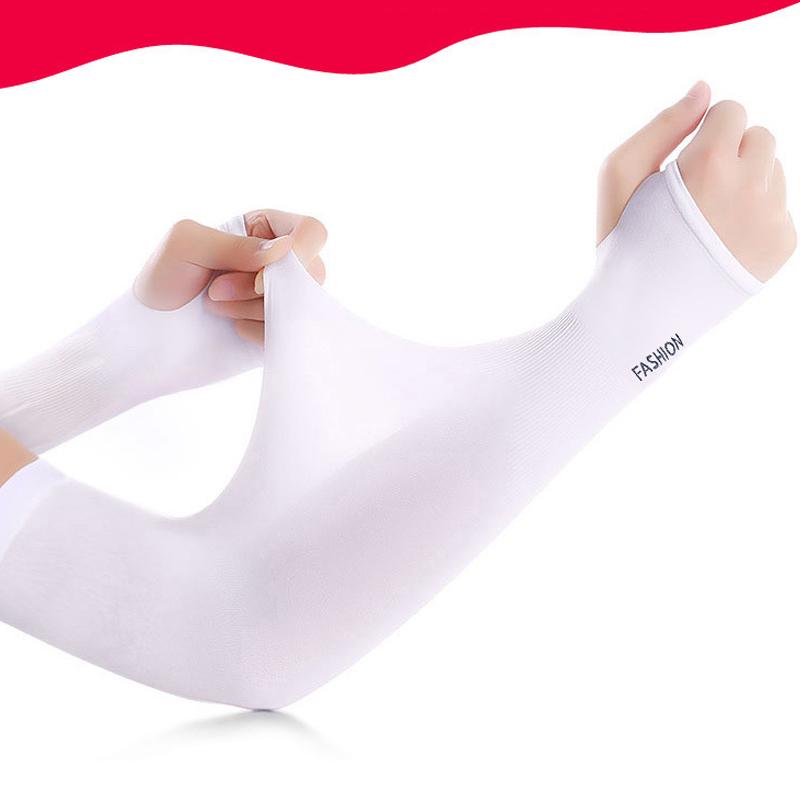 Găng Tay Dài Chống Nắng Chống Tia UV Tay Nắp Bảo Vệ Cánh Tay Tay Băng Lụa Chống Nắng Tay Ngoài Trời Ấm Tay Ngón Tay Color: 05 1pair