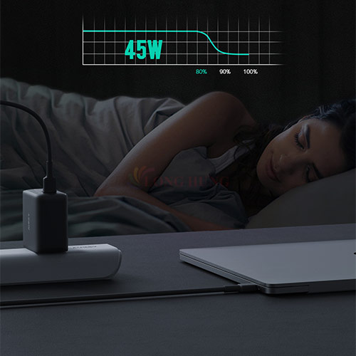 Cốc sạc Aukey Omnia II Duo 45W 2Type-C PA-B4T - Hàng chính hãng