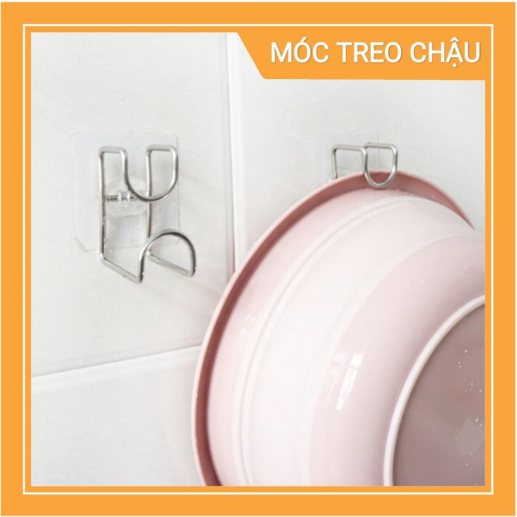 Móc treo chậu dán tường, treo thau chậu gọn gàng nhà tắm