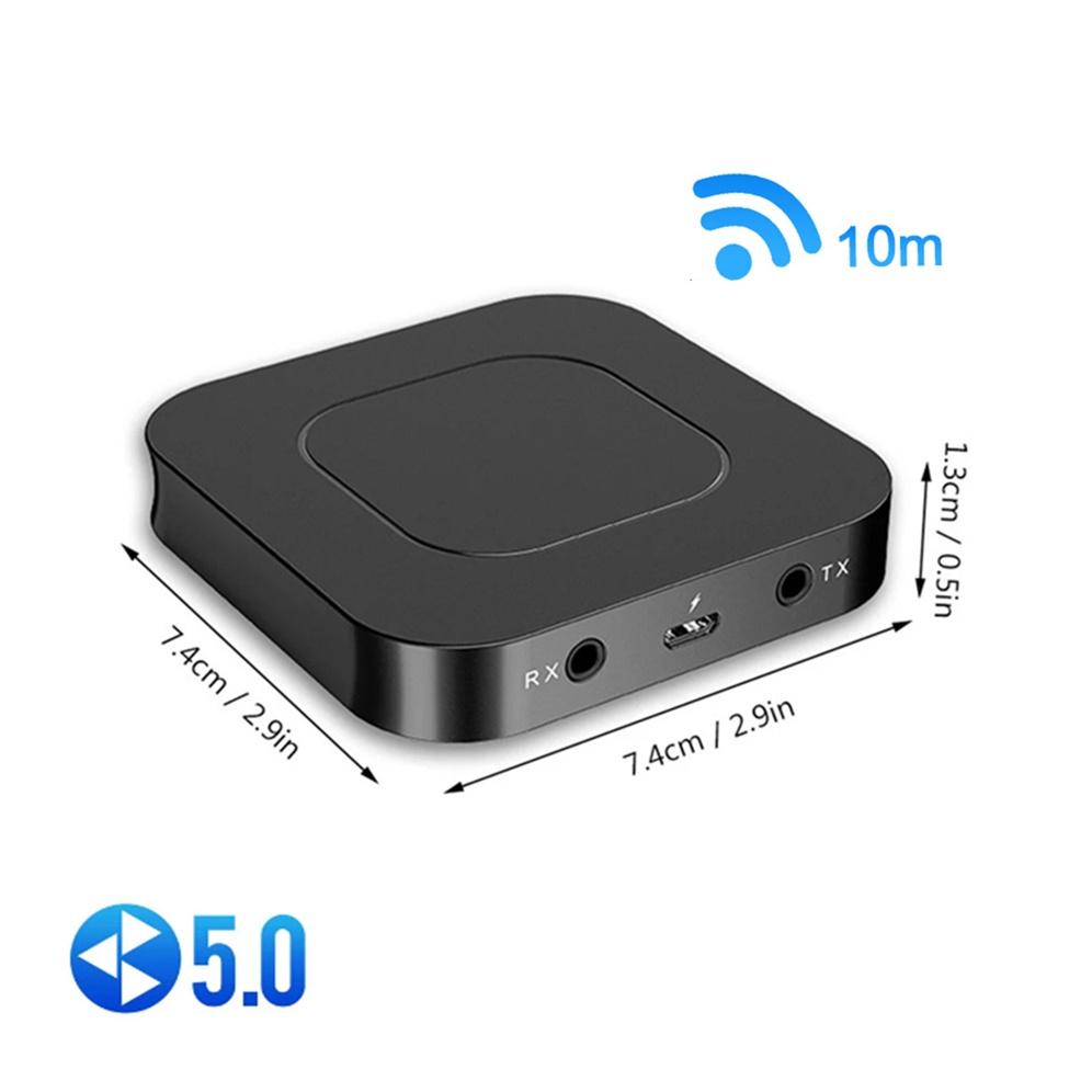 Thiết Bị Nhận Tín Hiệu Âm Thanh Bluetooth 5.0 Giắc Cắm 3.5mm Aux Jack Rca Chuyên Dụng Cho Xe Hơi / Tv / Pc