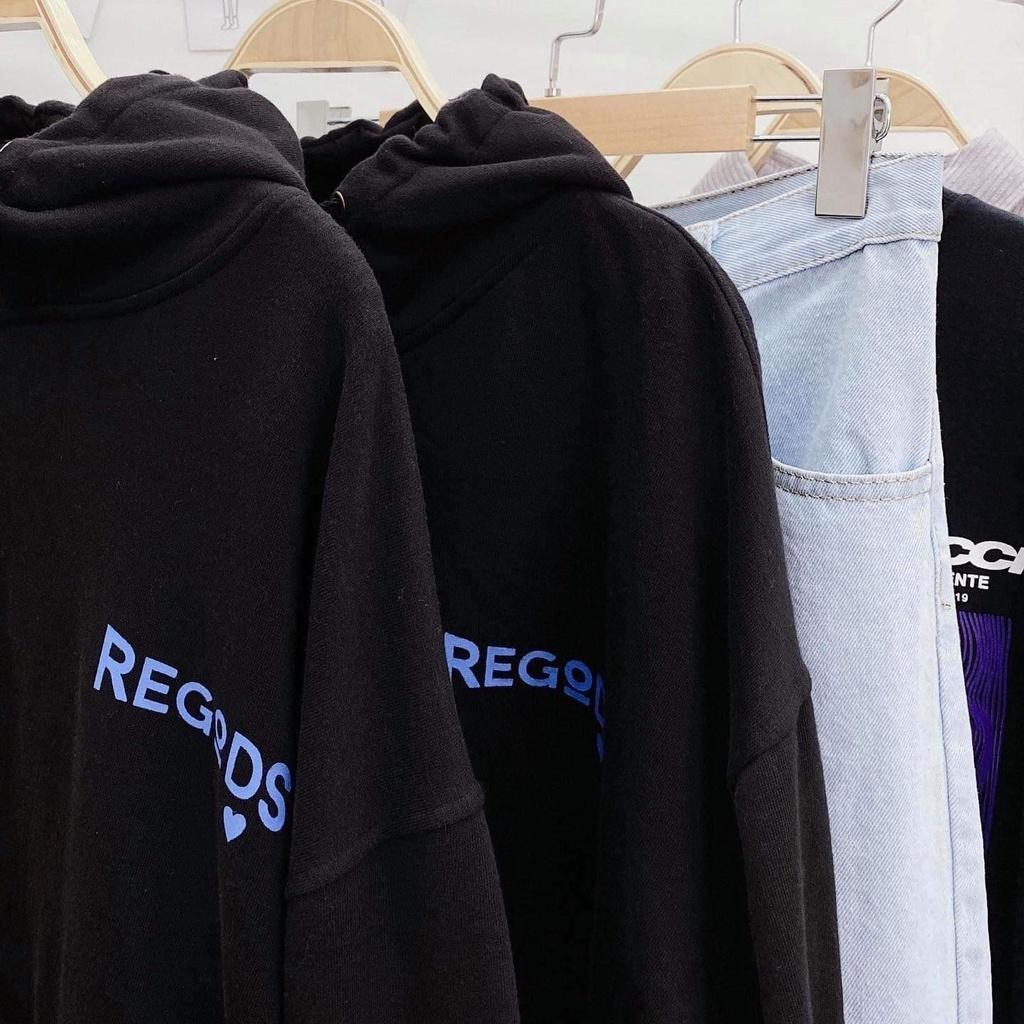 Áo hoodie regod form rộng nam- nữ
