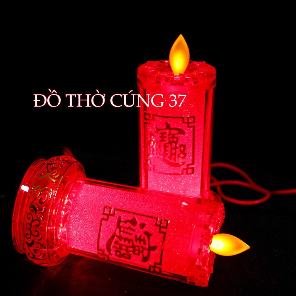 ĐÈN CẦY CHIÊU TÀI MÀU ĐỎ ĐIỆN + PIN