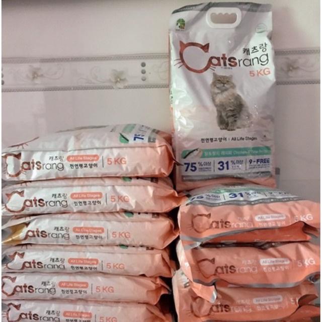 (BAO BÌ MỚI)Thức ăn hạt cho mèo CATSRANG Hàn Quốc - Túi 5KG