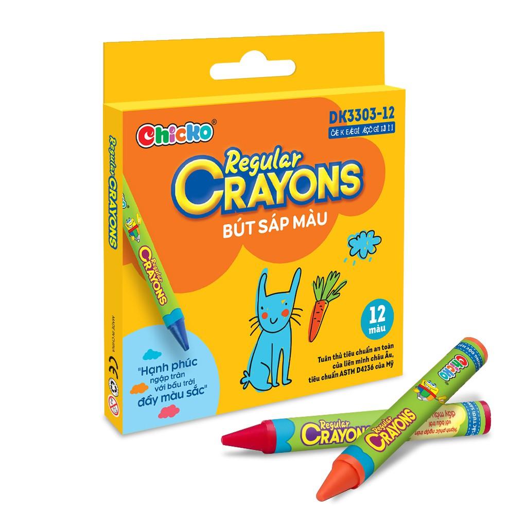 BÚT SÁP MÀU REGLAR CRAYONS (12 MÀU)