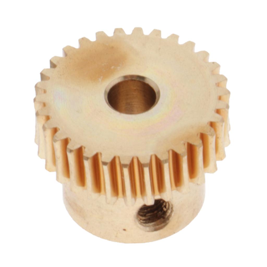 Brass Worm Gear Wheel Reduction Ratio Drive Gear Box Parts 30 Tooth
