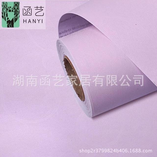 10 m giấy dán tường màu vân hoa nổi keo sẵn khổ 45 cm
