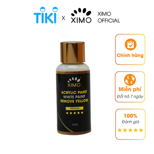 Sơn đế giày da Ximo Acrylic White Paint Premium XI15 30ml